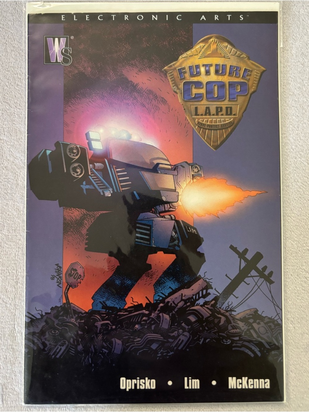 Future Cop L.A.P.D. #1 WildStorm 1998 Video Game Tie-In EXCELLENT